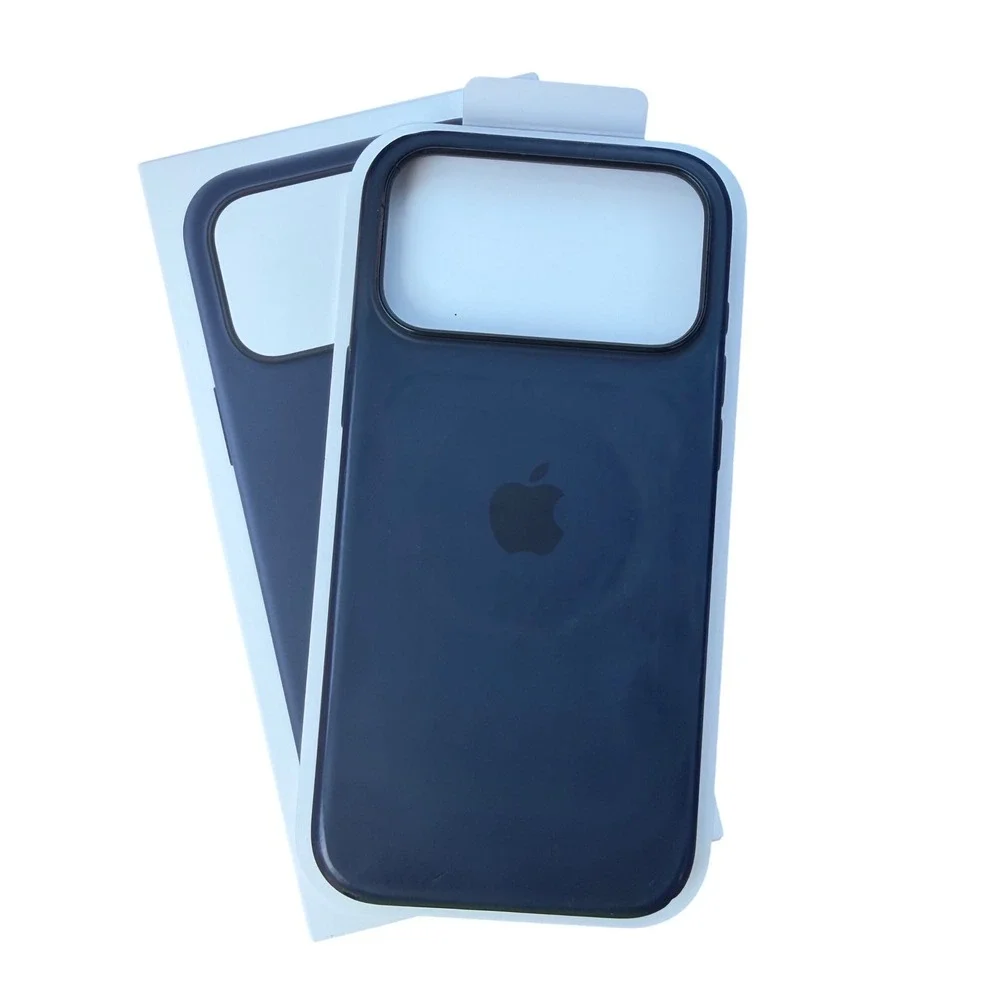 Apple iPhone 17 Pro Max Silicone Case MagSafe Camera Control Midnight Blue NWT